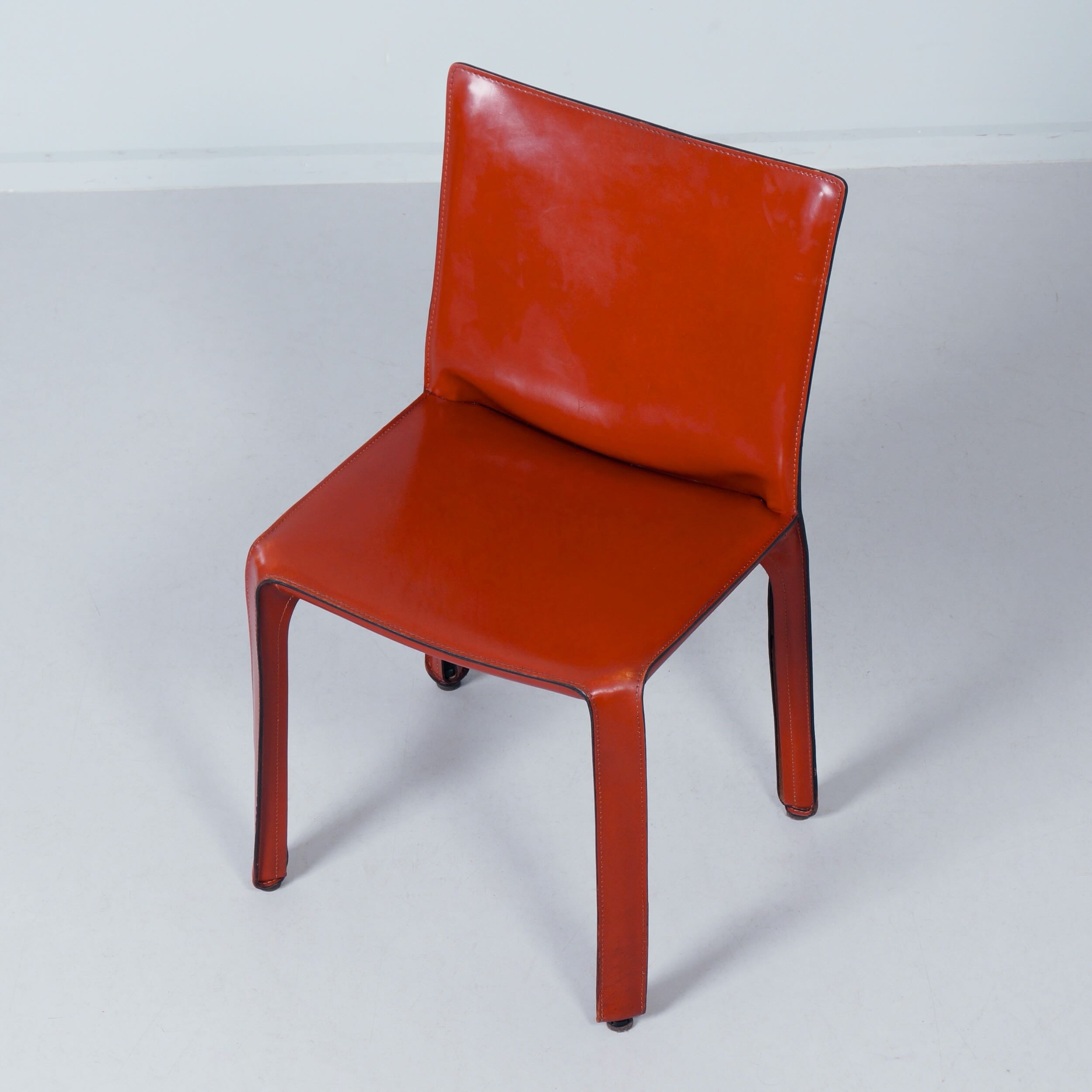 CAB 412 eetkamerstoelen van Mario Bellini voor Cassina uit de jaren 90, set van 8
